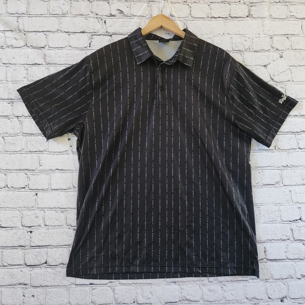 Golf Gods Australia Men's XL Black F**k Bogeys Polo Shirt Short Sleeve Golf Top